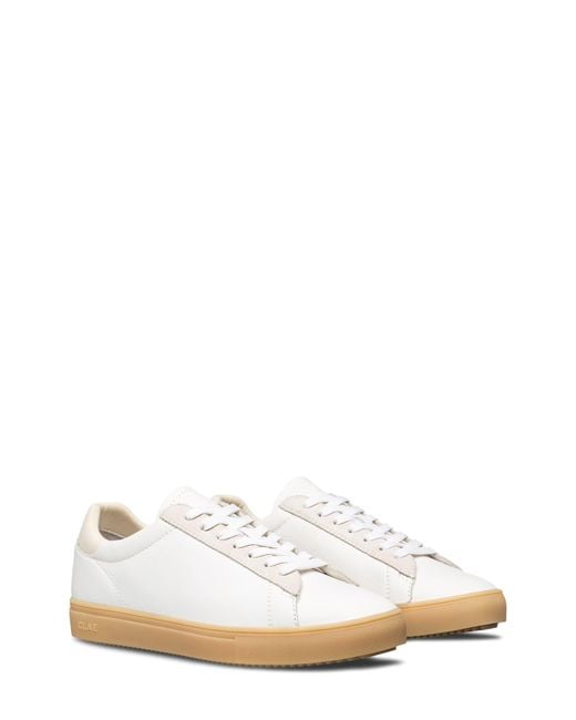 CLAE White Bradley Sneaker for men