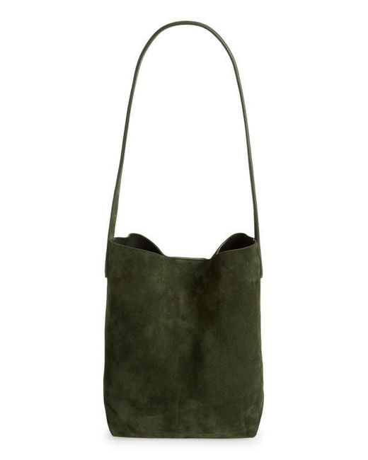 Mansur Gavriel Green Small Everyday Cabas Suede Hobo Bag