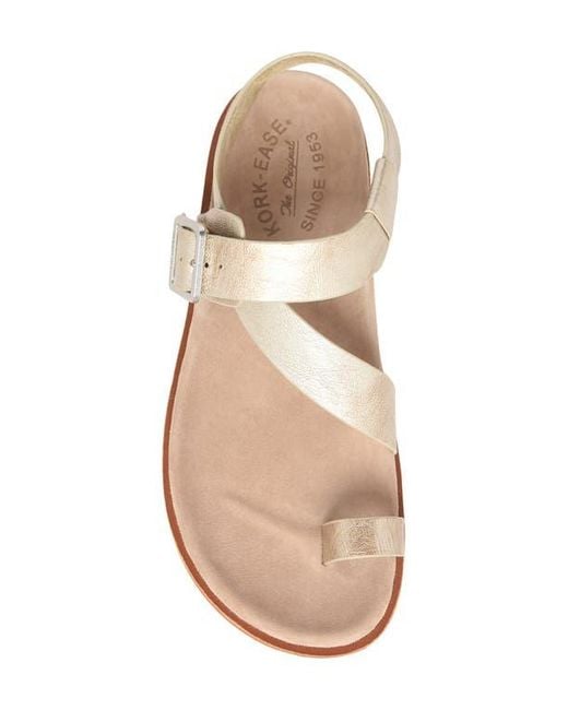 Kork-Ease Natural Anya Toe Loop Sandal