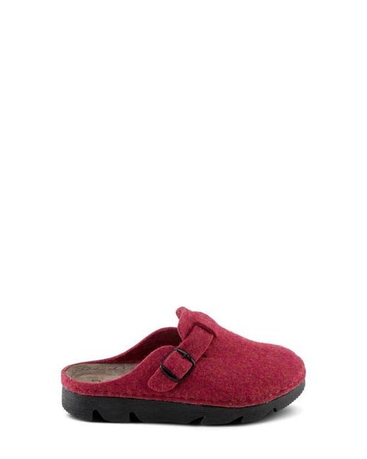 Flexus by Spring Step Red Clogger Mule