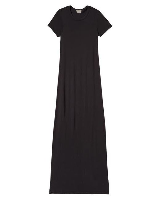 Brixton Women's Black Carefree Slim Fit Organic Cotton Knit Dress