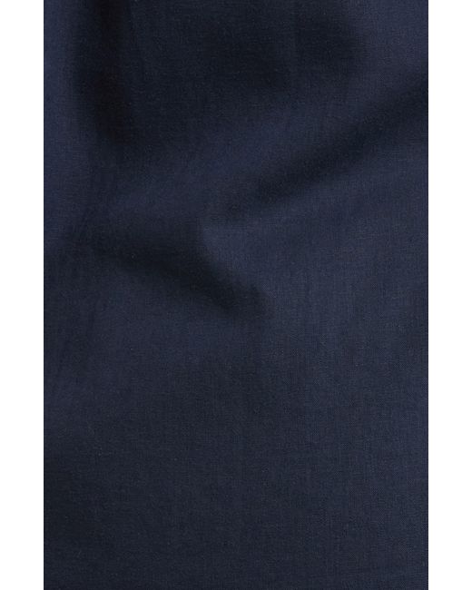 Caslon Black Caslon(r) Long Sleeve Linen Blend Button-up Shirt