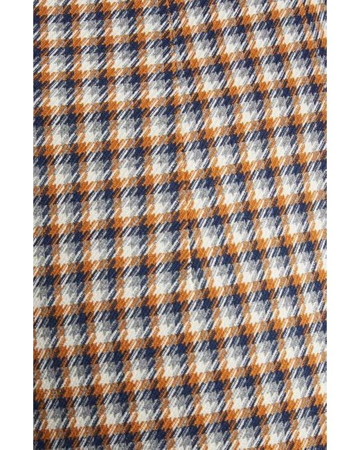 Veronica Beard Multicolor Kean Check Crop Pants
