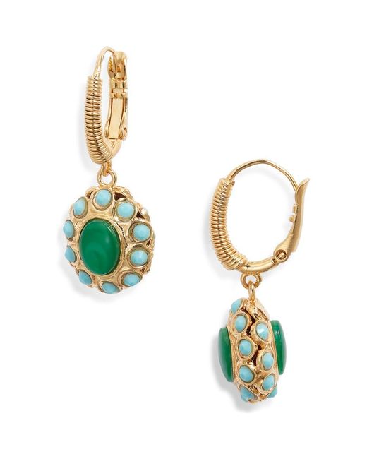 Gas Bijoux Metallic Tao Splash Drop Earrings