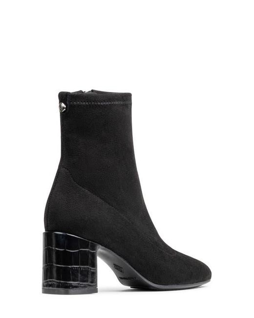 Donald J Pliner Black Tomos Block Heel Bootie