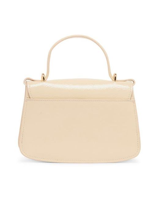Dolce Vita Natural Lucia Faux Leather Top Handle Bag