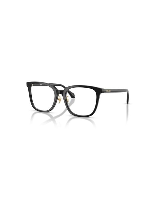 Versace Black 54Mm Square Optical Glasses