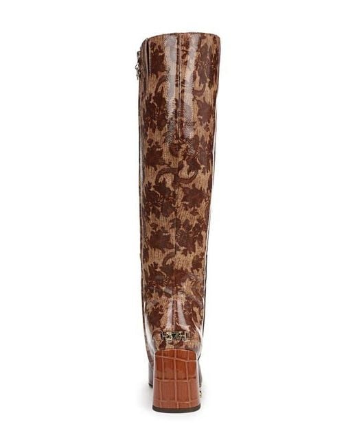 Circus by Sam Edelman Brown Billie Knee-high Block-heel Dress Boots