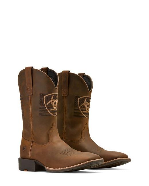 Ariat Brown Sport Freedom Western Boot for men