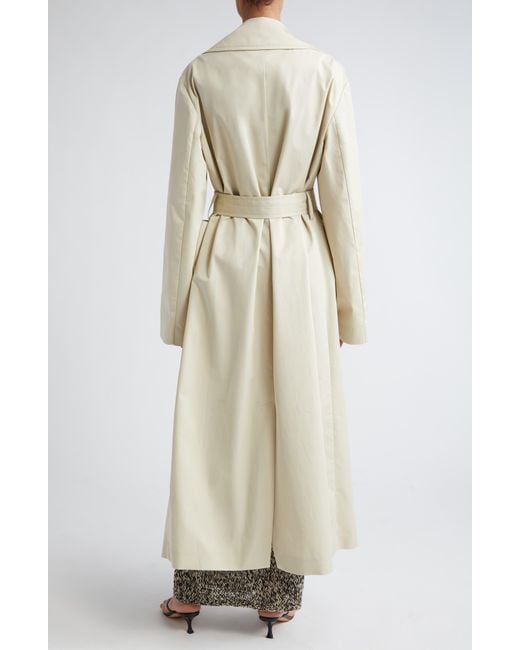 Rohe Natural Water Repellent Cotton Trench Coat