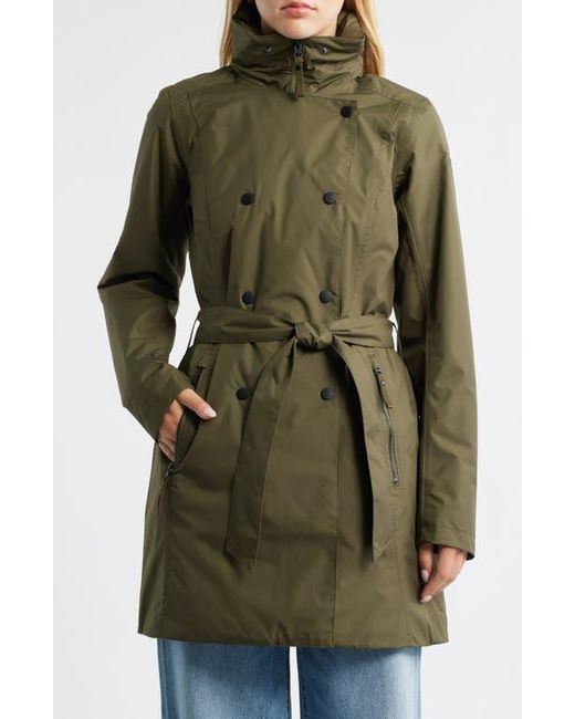Helly Hansen Green Welsey Ii Insulated Waterproof Trench Coat
