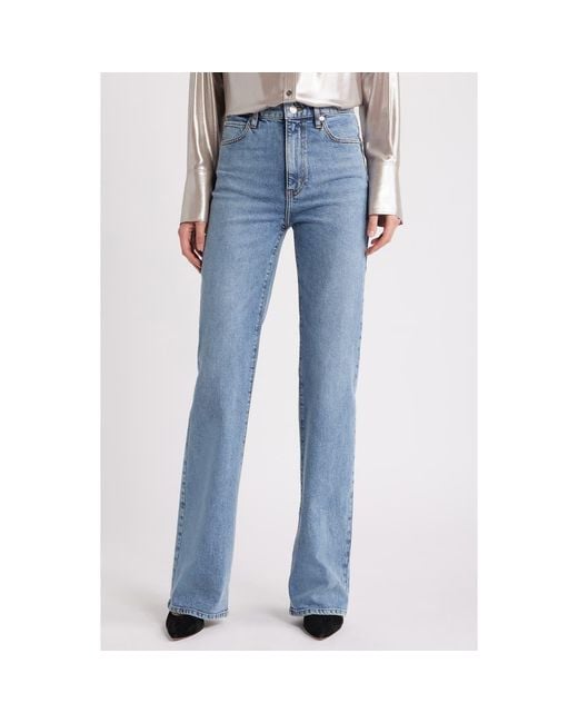 FRAME Blue The Arrow Bootcut Jeans