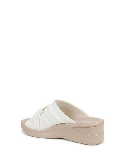 LifeStride White Serenade Slide Sandal