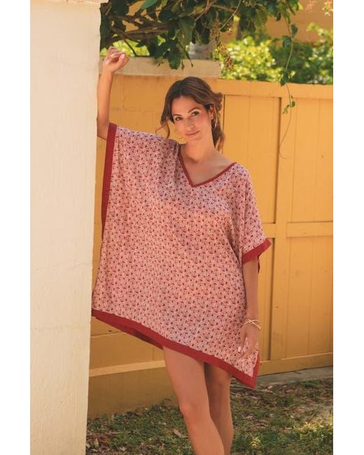Helen Jon Red Short Caftan