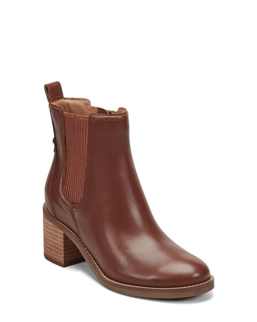 Earth Brown Cassi Side Zip Boot