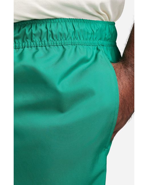 Nike Green Club Woven Flow Shorts for men