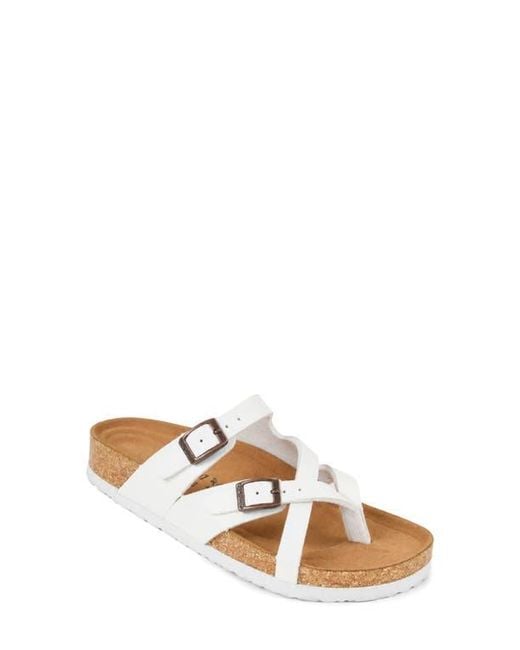 AEROTHOTIC White Celestis Slide Sandal
