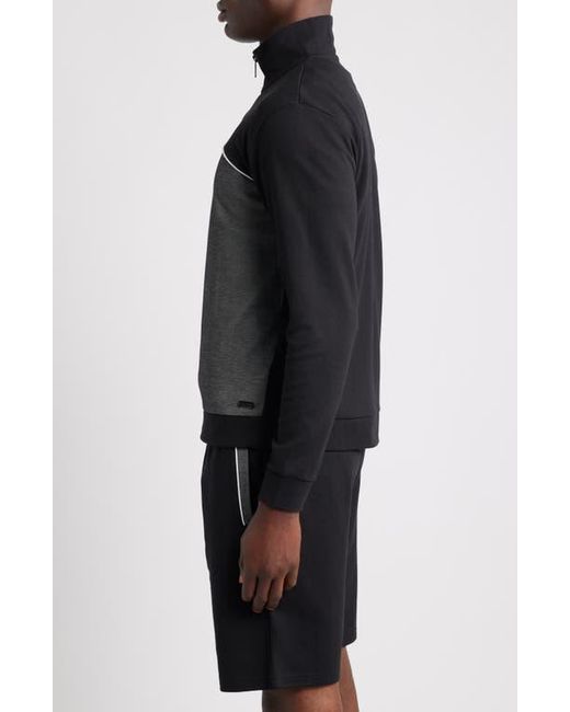 Boss Black Quarter Zip Track Pullover for men
