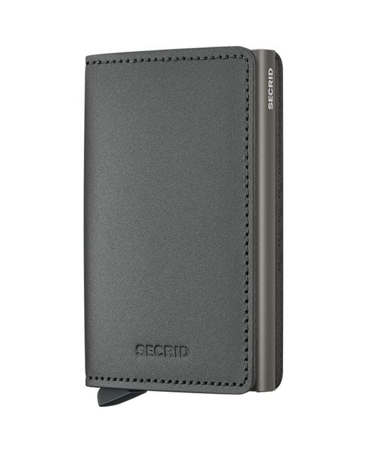 Secrid Gray Slimwallet Matte for men