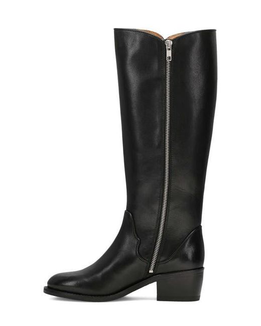 Frye Black Carson 2 Piping Knee High Boot