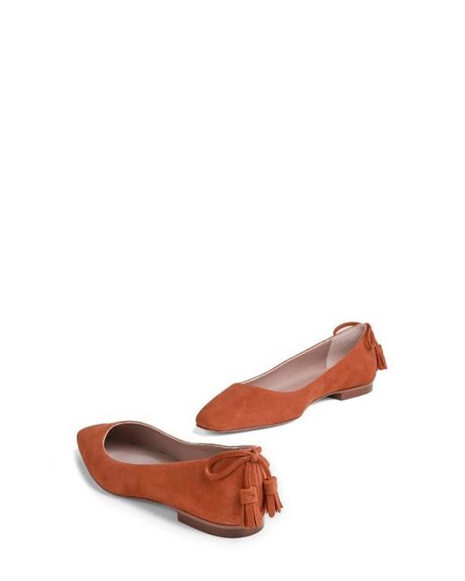 L.K.Bennett Brown Essie Tassel Flat