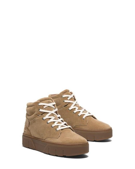 Timberland Brown Laurel High Top Platform Sneaker
