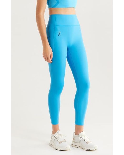 On Shoes Blue Studio Crop Leggings