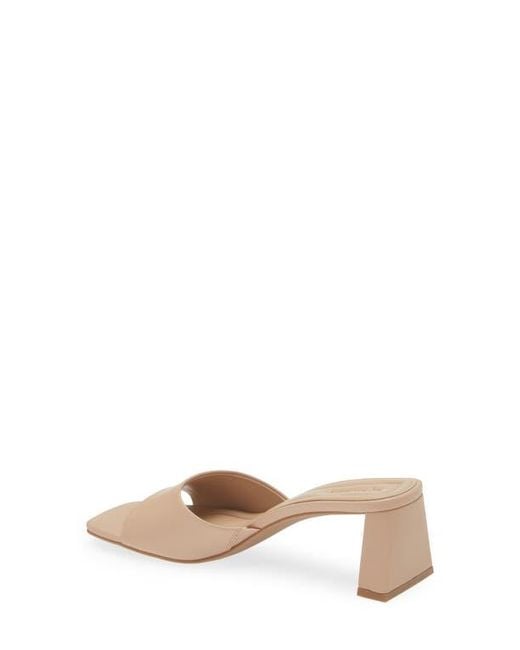 Open Edit White Jaydin Slide Sandal