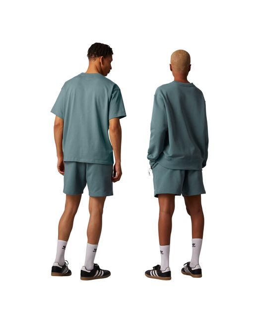 Adidas Originals Blue Adidas X Pharrell Williams Humanrace Sweat Shorts for men