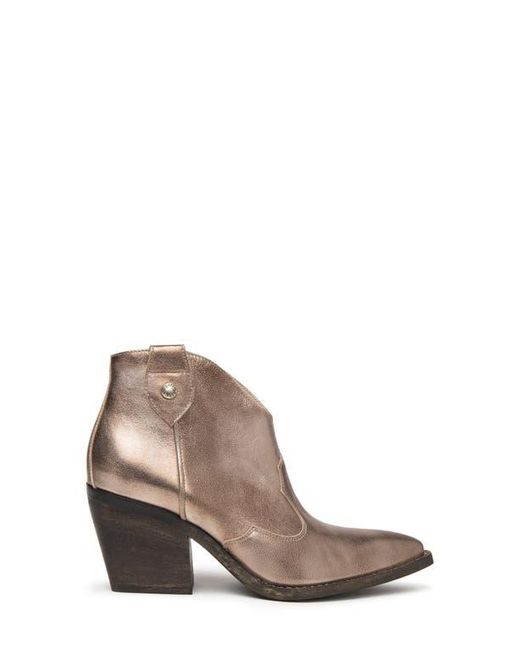Nero Giardini Brown Metallic Western Boot