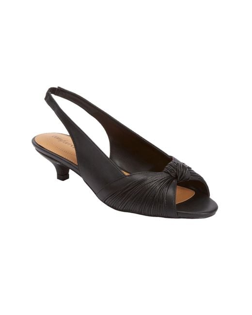 Comfortview Black The Katelyn Slingback
