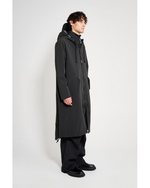 Stutterheim Black Martins Parka for men