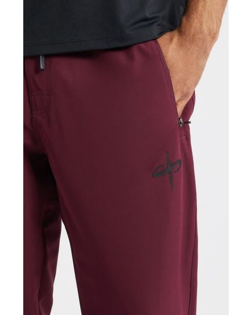 Saint Studio Red Tempo Rose Tech Pants for men