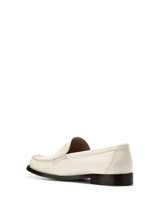 Cole Haan White Slip-On Loafers Cole Haan: Women main image 3