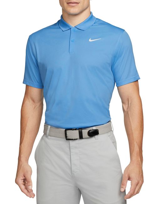 Nike Blue Nike Dri-fit Victory Golf Polo for men