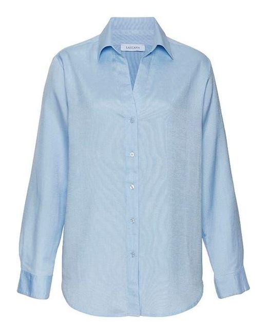 Lascana Blue Button Down Blouse