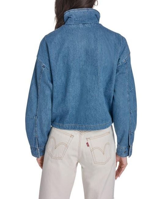 Levi's Blue Crop Surplus Jacket