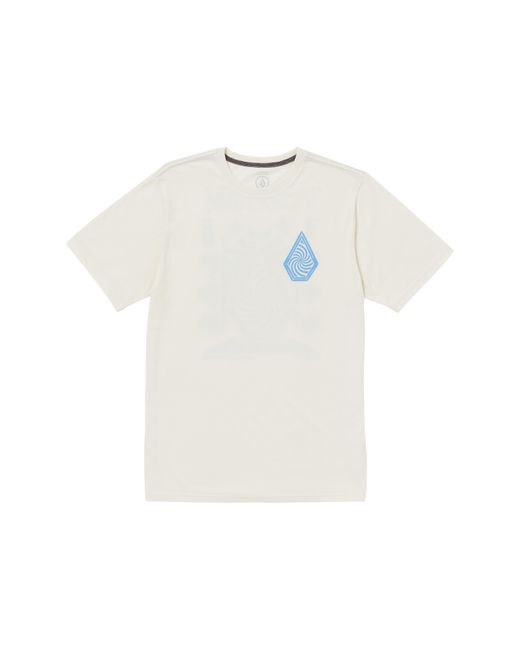 Volcom White Hypnotix Graphic T-shirt for men