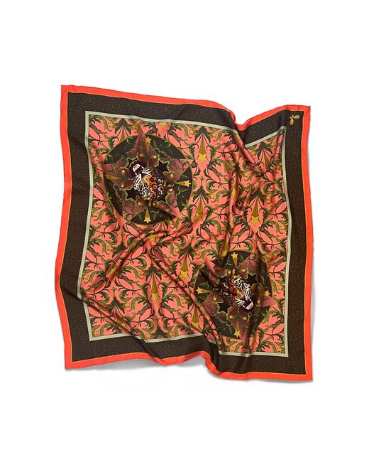 Henelle Multicolor Large Silk Scarf