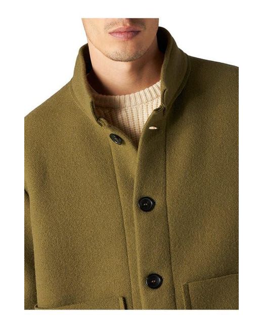 Fortela Green Miller Short Virgin Wool Jacket for men