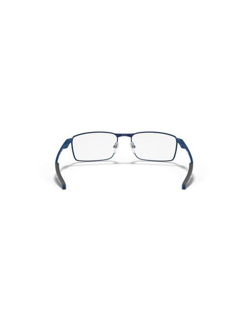 Oakley Blue 57Mm Rectangle Optical Glasses for men