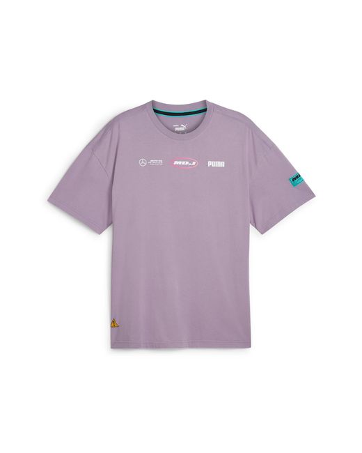 PUMA Purple Mad Dog Jones X Mercedes-amg F1 Cotton Graphic T-shirt for men
