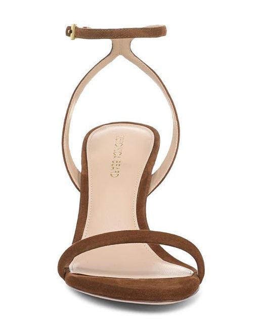 Veronica Beard Metallic Sylvie Ankle Strap Sandal