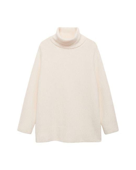Mango Natural Turtleneck Sweater