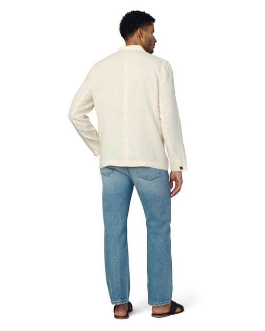 Joe's Jeans Natural Hemingway Writer's Long Sleeve Camp Shirt for men