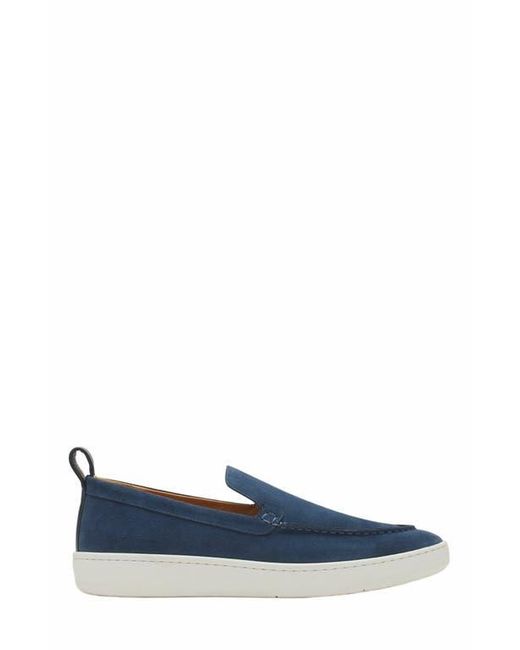 Lanvin Blue Cruiser Suede Moccasins for men
