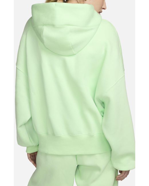 Nike Green Sportswear Phoenix Fleece Pullover Hoodie