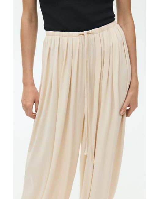 H&M Natural Balloon Drawstring Trousers
