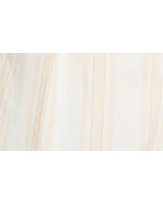 Chloé Natural Soft Stripe Organic Cotton Shorts