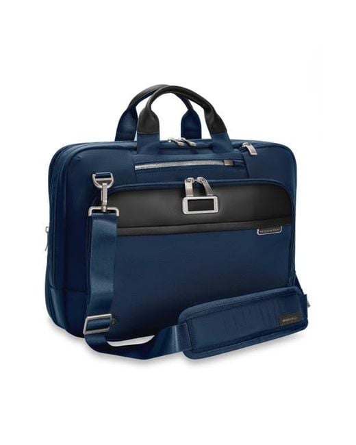 Briggs & Riley Blue @Work Medium Expandable Briefcase